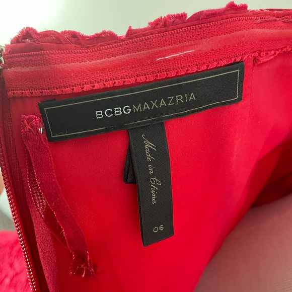 ❌ sold - BCBG MaxAzria rosette cocktail dress - Picture 6 of 6